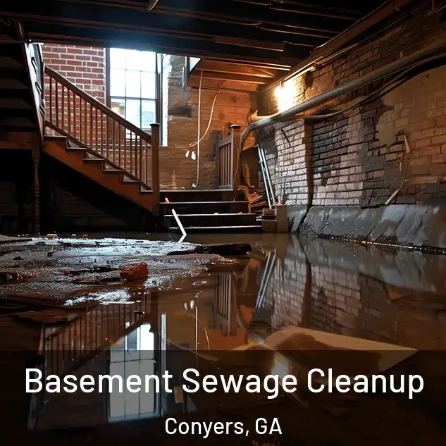  Basement Sewage Cleanup Conyers, GA